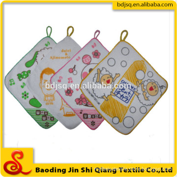 China factory wholesale 100% cotton yarn dyed mini hand towel